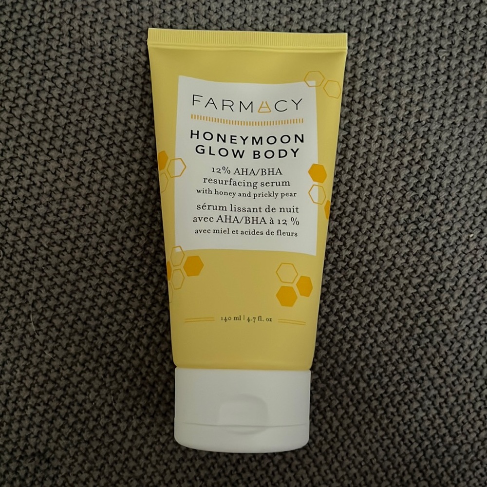 NEW FARMACY Honeymoon 12% AHA BHA Glow Body Resurfacing Serum 4.7oz 140ml 40
